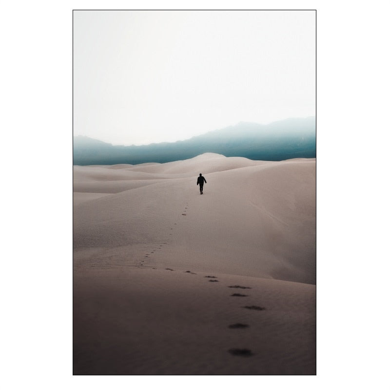 Desert and Cloud Canvas Art