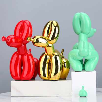 Poop Balloon Dog Statue