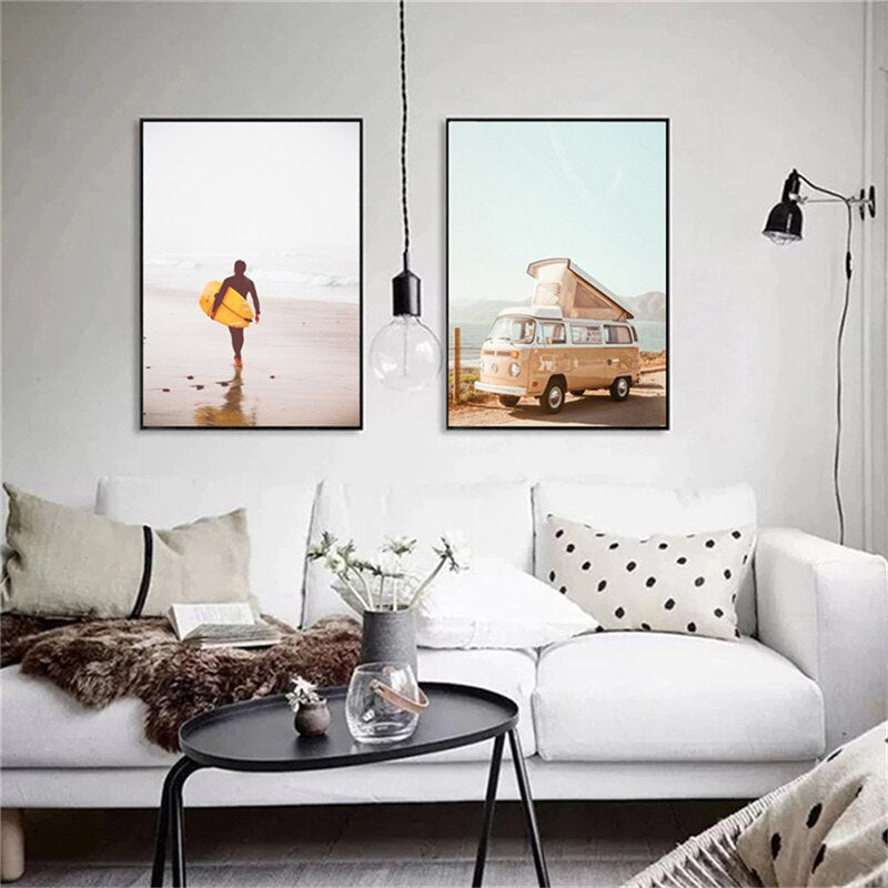 Seaside Scenery Canvas Art