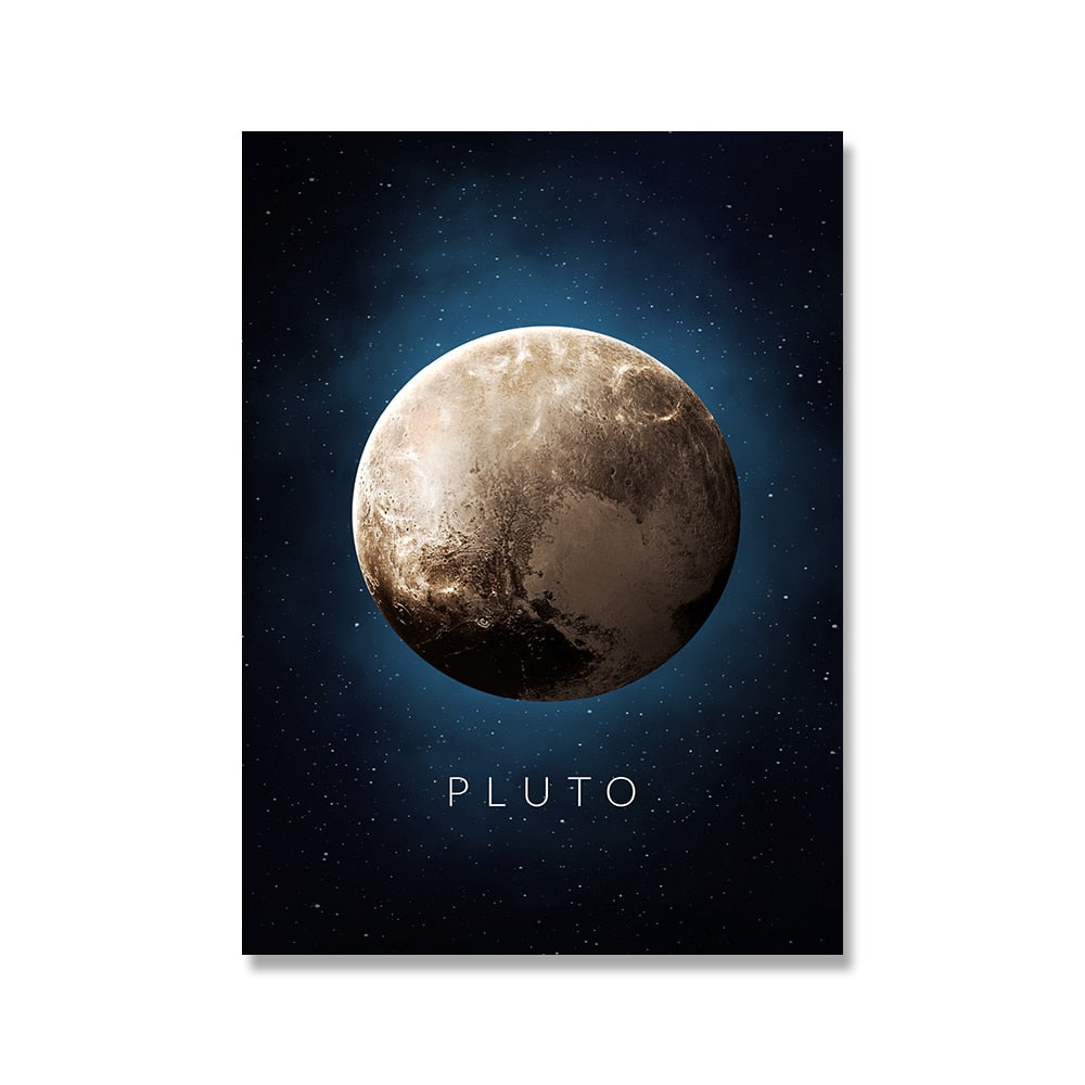 Planet Wall Art Canvas