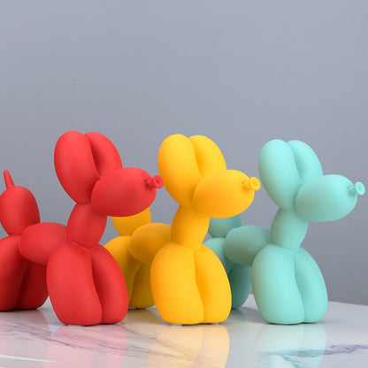 Matte Balloon Dog Statue