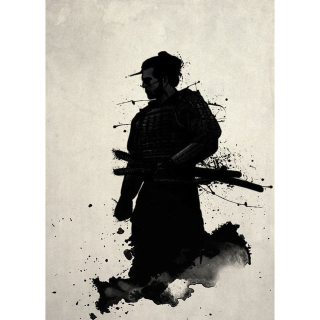 Japanese Samurai Canvas Art