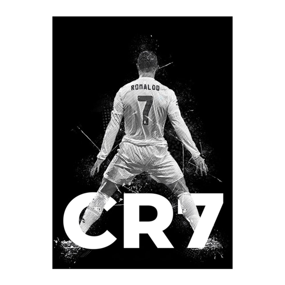 Cristiano Ronaldo Football Star Canvas Art