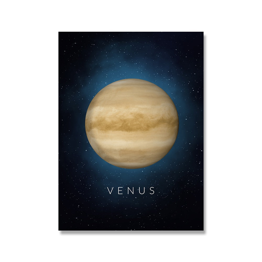 Planet Wall Art Canvas