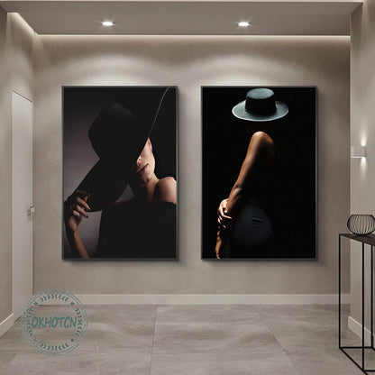 Fashion Elegant Woman Canvas Art