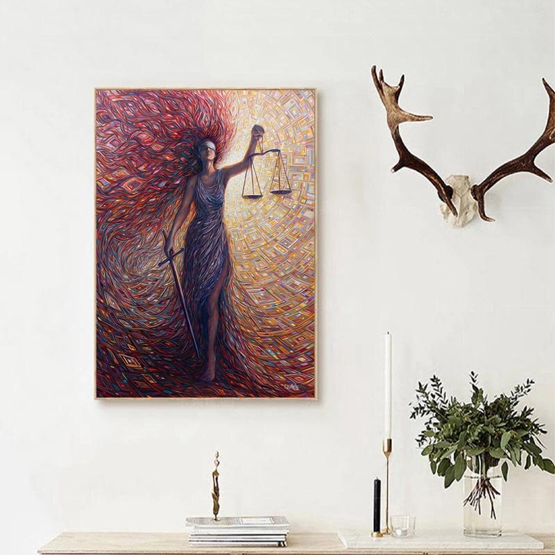 Goddess of Justice Canvas Art