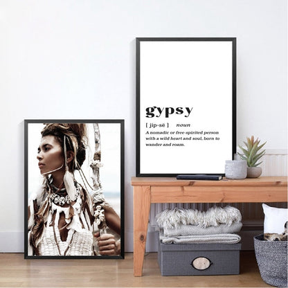 Gypsy Woman Canvas Art