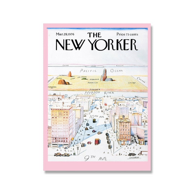 The New Yorker Magazine Canvas Art