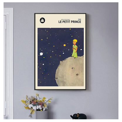 Le Petit Prince / The Little Prince Book Cover Canvas Art