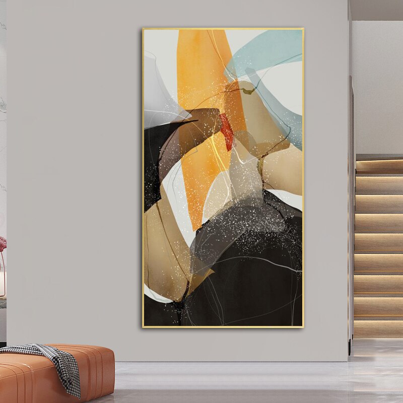 Abstract Paint Canvas Art