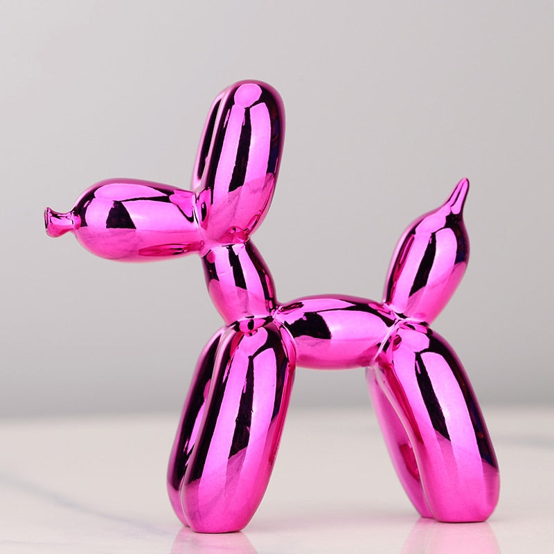 Electroplating Balloon Dog Statue