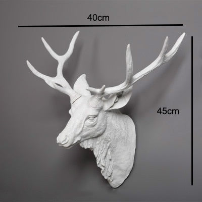 Faux Taxidermy Deer Head Wall Decor