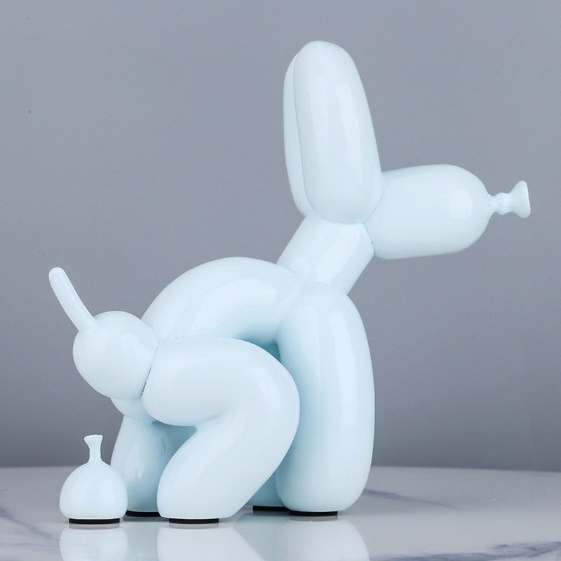 Poop Balloon Dog Statue