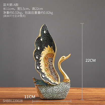 Swan Decoration Resin Figurines