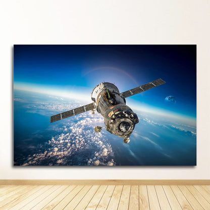 Meteorite Earth Galaxy Universe Wall Art Canvas