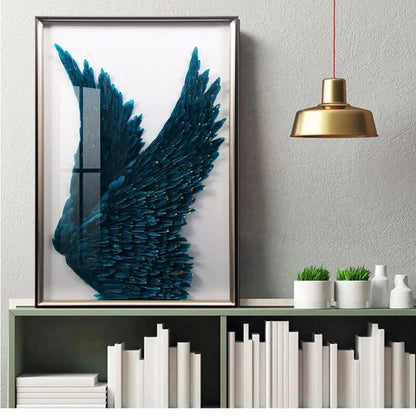 Blue Wings Canvas Art