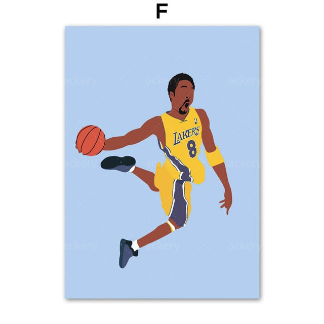 Basketball Player Canvas Art