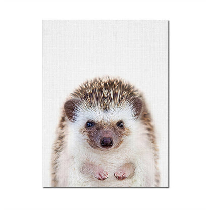 Cute Animals Nursery Canvas Art