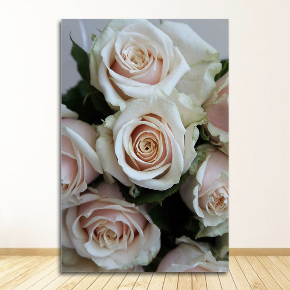 Elegant Peony Flower Canvas Art