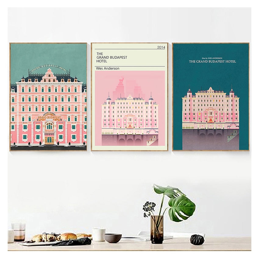 Grand Budapest Hotel Art Canvas