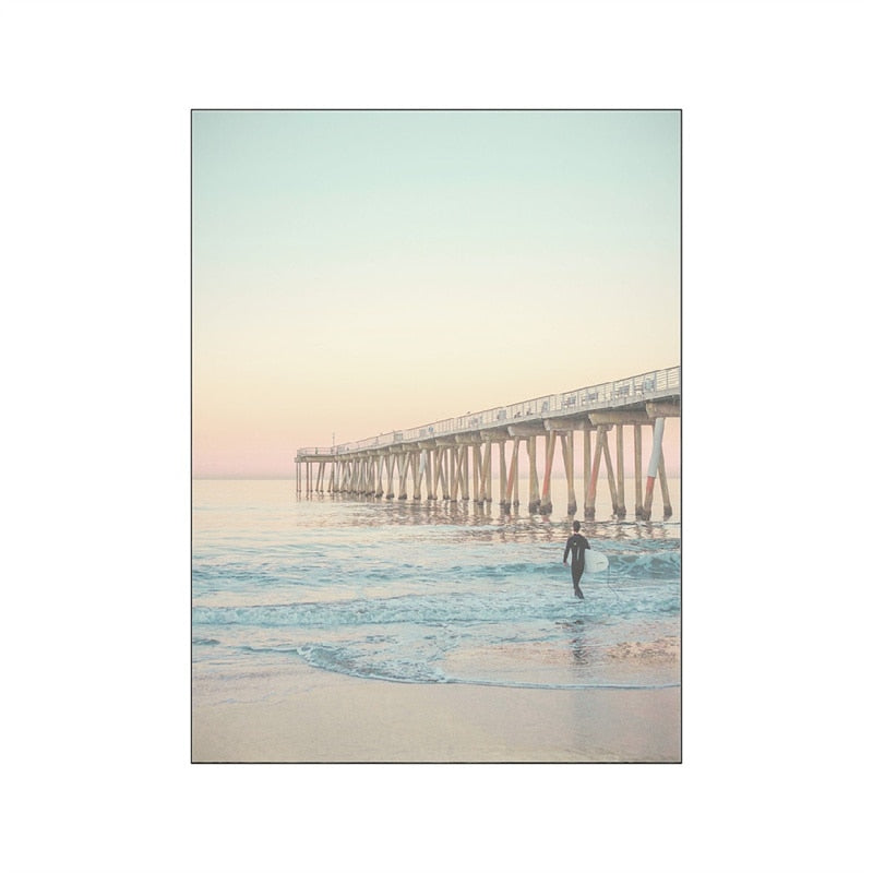 Seaside Scenery Canvas Art