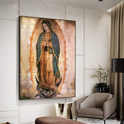 The Day of the Virgin of Guadalupe in Mexico Canvas Art