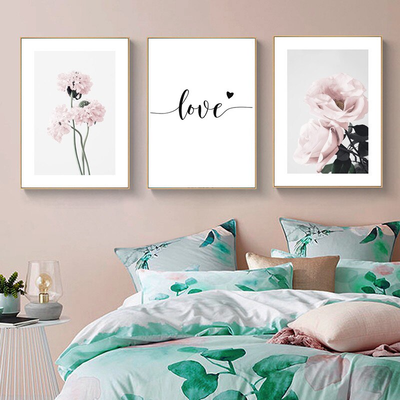 Fresh Pink Flower Canvas Art