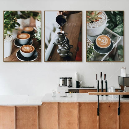 Coffee Latte Canvas Art