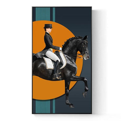 Knight Horse Canvas Art