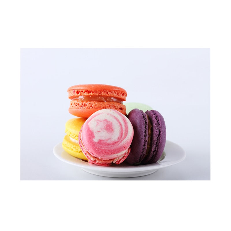 Colorful Macaron Canvas Art