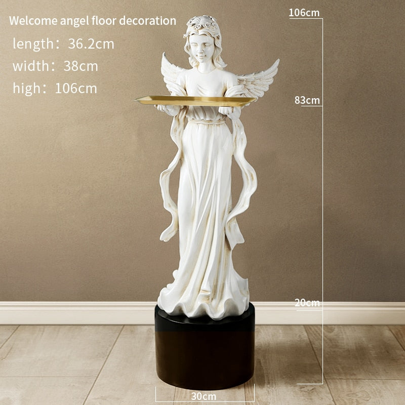 Angel Tray Statue