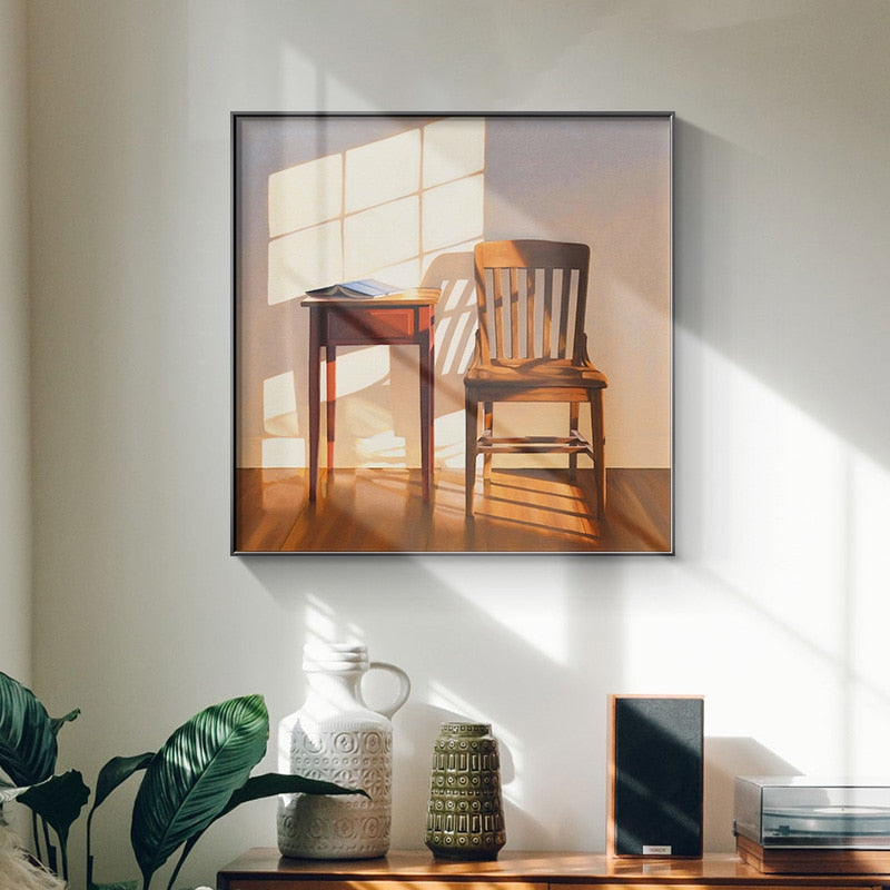 Window Sunshine Canvas Art