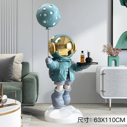 Astronaut with Balloon Large Statue