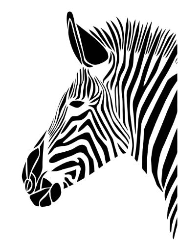 Black and White Zebra Canvas Art