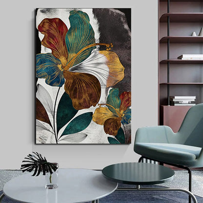 Hibiscus Flower Canvas Art