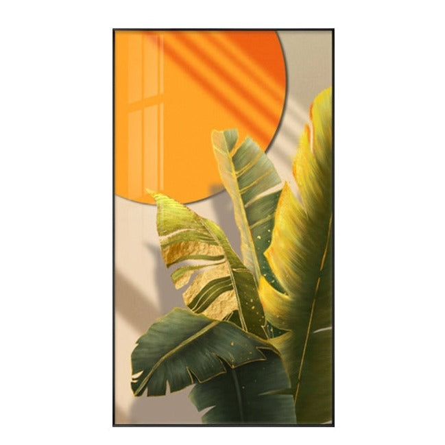 Sunlight Leaf Plant Canvas Art