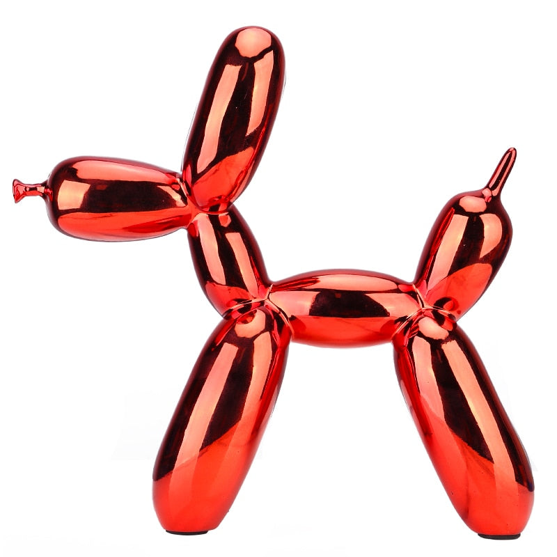 Electroplating Balloon Dog Statue