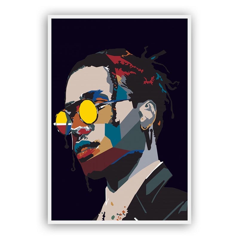 Kurt Cobain Anderson Paak Ariana Grande Celebrity Canvas Art