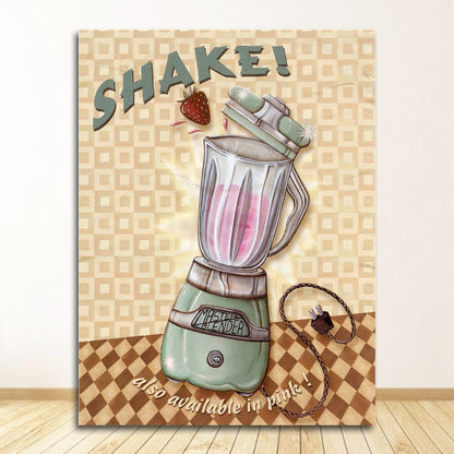 Coffee Poster Coffee Shop Kitchen Decoration Canvas Art