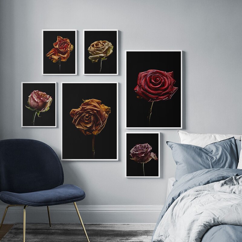 Withered Rose Canvas Art