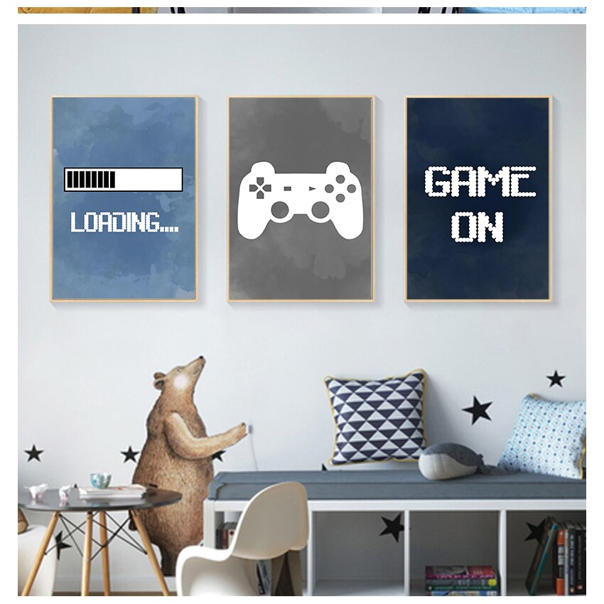 Video Game Wall Art Canvas