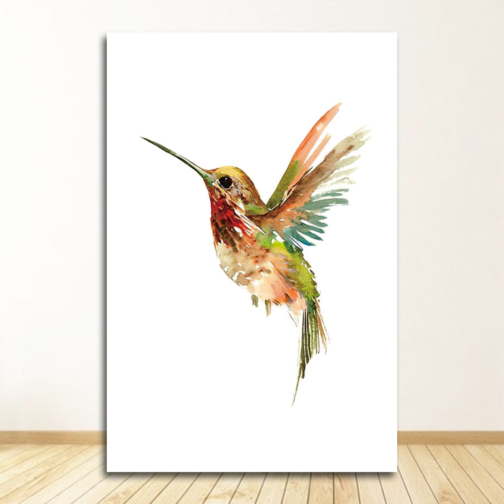 Hummingbird Art Canvas