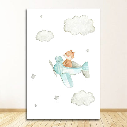 Baby Boy & Girl Nursery Canvas Art