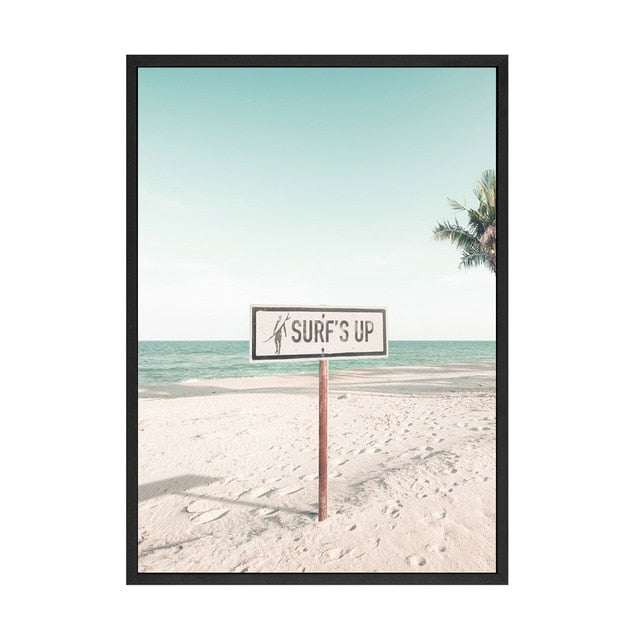 Tropical Beach Canvas Art