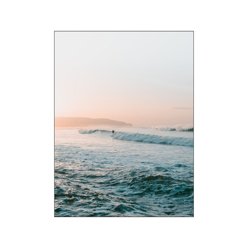 Seaside Scenery Canvas Art