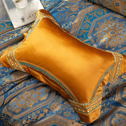 Kumari Luxurious Silk Jacquard Duvet Cover Bedding Set