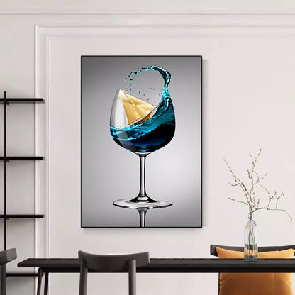 Overflowing Goblet Sailing Canvas Art