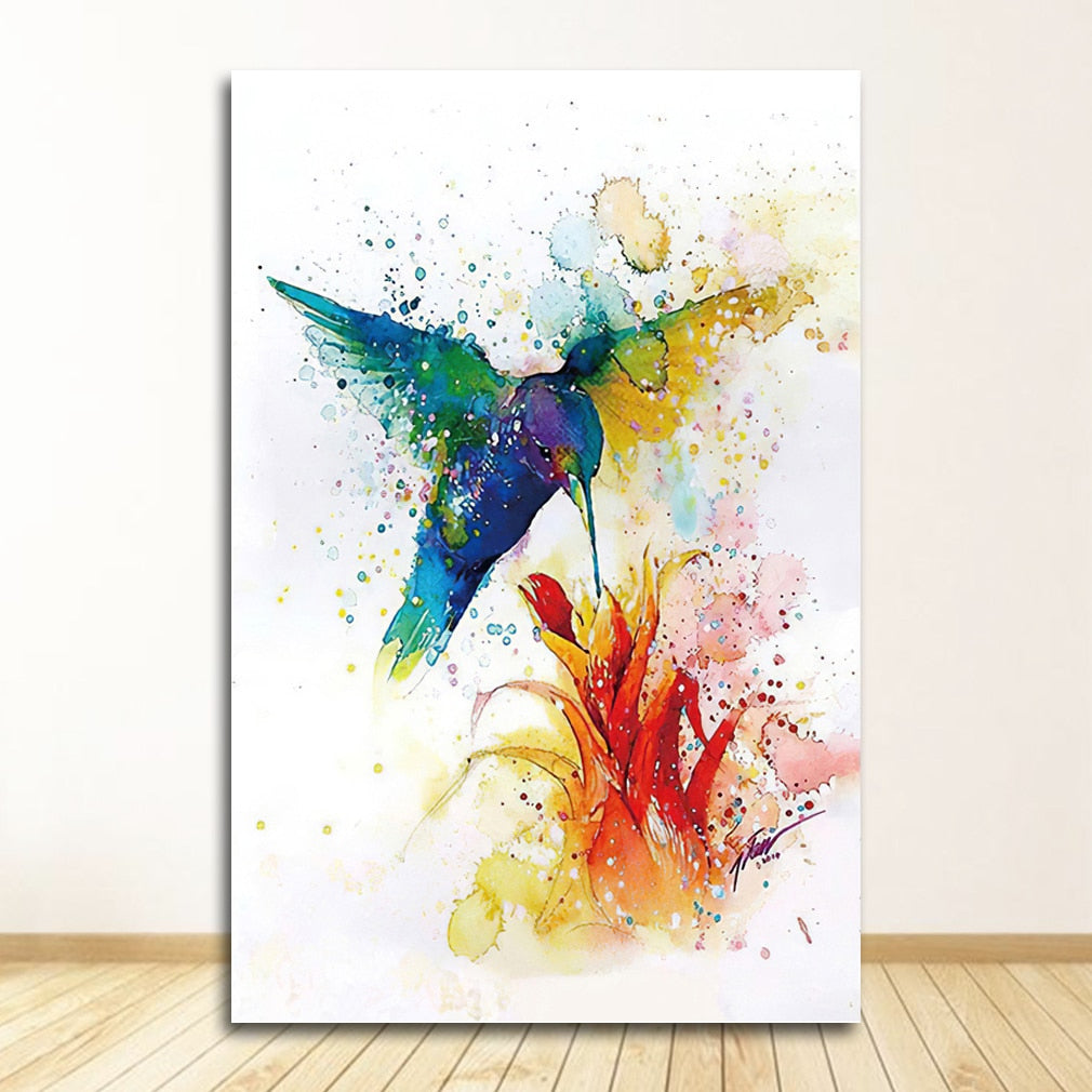 Hummingbird Art Canvas