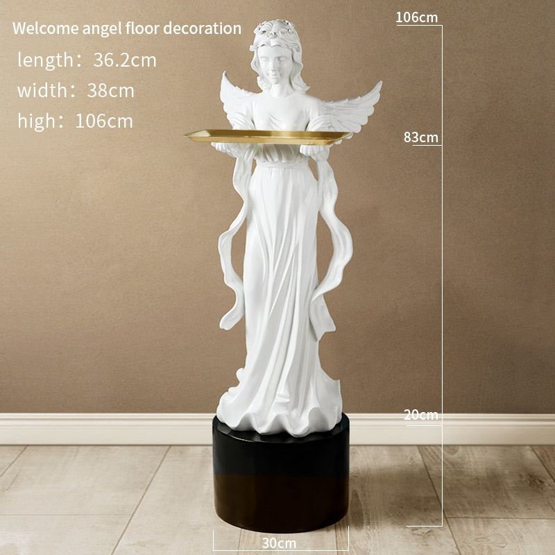 Angel Tray Statue