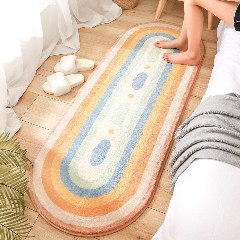 Geometry Soft Long Rug